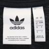 Adidas Originals Футболка с коротким рукавом с большим логотипом Трилистника S черная Мужская Б/У