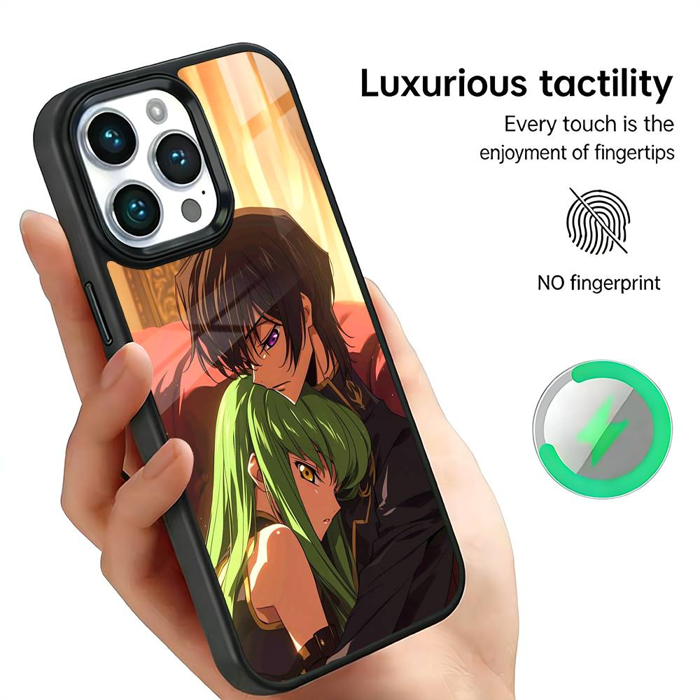 Чехол для телефона C-Code G-Geass для iPhone 17, 16, 15, 14, 13, 12, 11 Plus, Pro Max, Новый магнитный беспроводной заряд