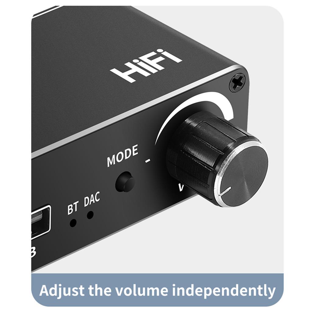 U Disk цифро-аналоговый оптический коаксиальный адаптер Toslink Прочный аудиоконвертер ЦАП Bluetooth-совместимый 5.0 приемник