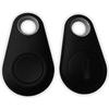 Черный брелок-антипотеря с GPS-локатором, совместимый с Android и iPhone.