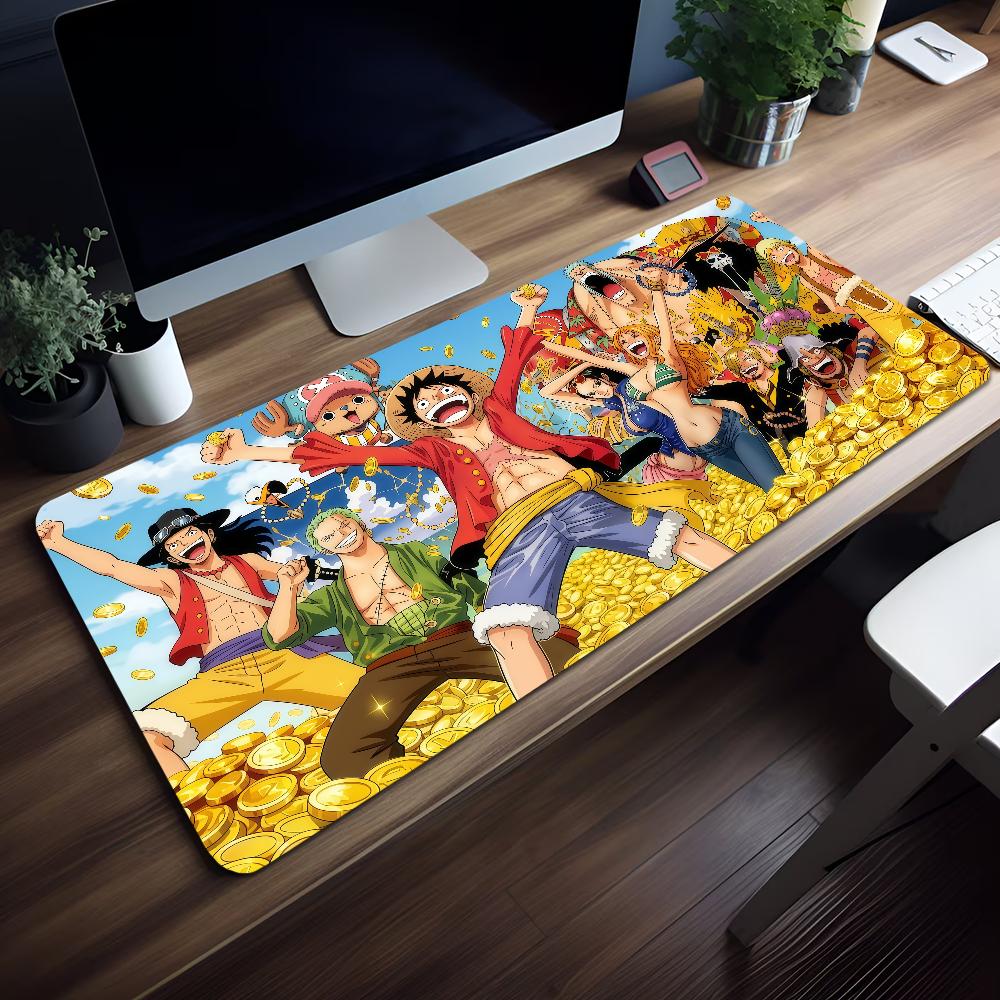 Mouse Pad ONE Non-slip Lockedge Office Student Gaming Thickened P-PIECE Funny Anime Large Adventure Writing Cushion MousePad