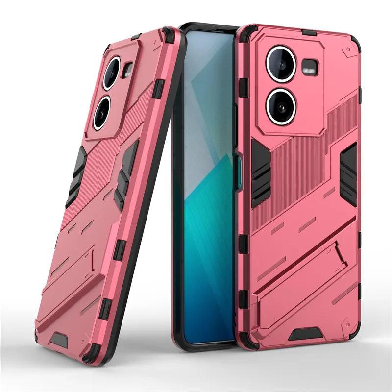 Для Vivo iQOO Z8 Z8X 5G Armor противоударный чехол для телефона задняя крышка магнитная подставка анти-падение защитные чехлы для iQOO Z8 X
