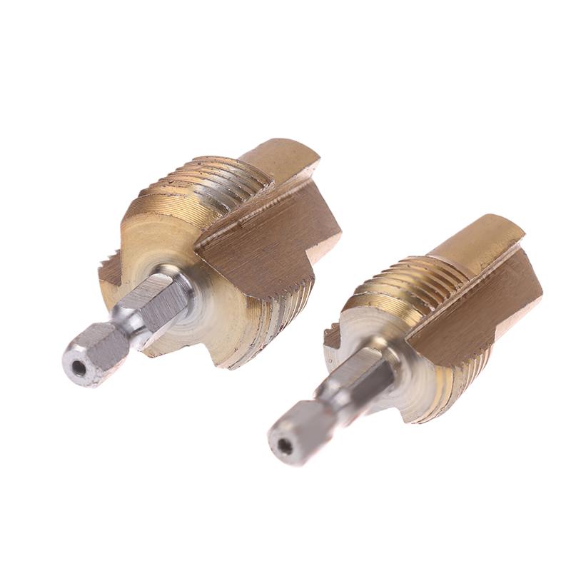 1/2 шт. 4/6-точечное сверло по полипропиленовой водопроводной трубе, шестигранная рукоятка, отверстие для проделывания отверстий, ступенчатое сверление, пробивка, без проскальзывания