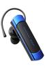 Elecom Wireless Bluetooth Single Earplug with Mic Power and Volume Buttons Support for Simultaneous Standby On Two Communication Blue Headset, Ear,