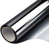 One Way Mirror Window Film Privacy Self-Adhesive Anti UV Heat Control Reflective Window Tint for Home Office Vinyl Silver