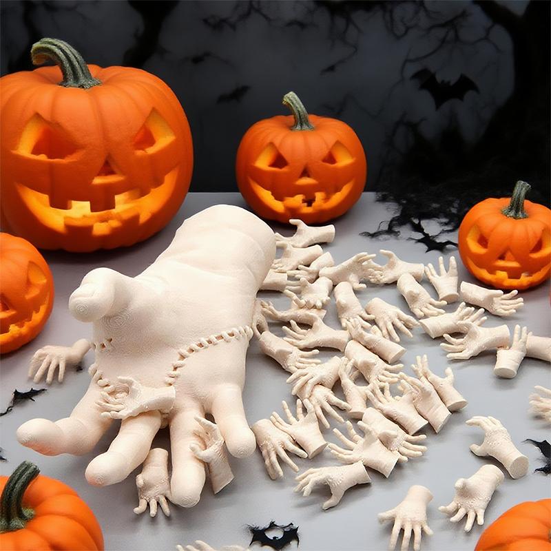 Halloween Horror Prank Toy Skeleton Hand Ornaments - Realistic Artificial Limbs For Halloween And Party Decorations