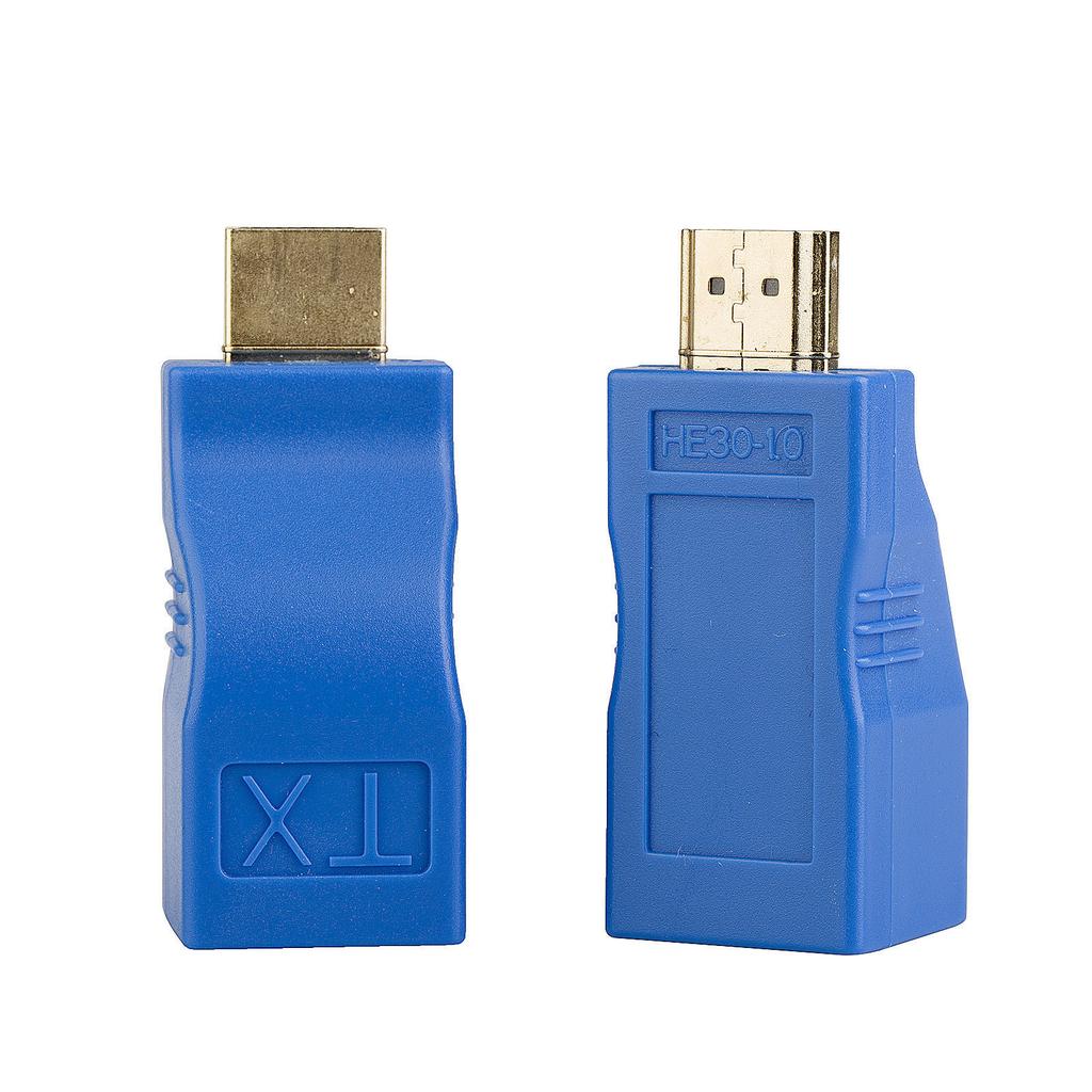 HDMI Extender Over Cat6 RJ45 Network LAN Cable 30M 1080P Video Audio Adapter