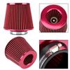 76MM 3 Inch Car Air Filters Vent Filter High Flow Intake Kit Mesh Cone Engine Protector Replacement Auto Accessories Universal