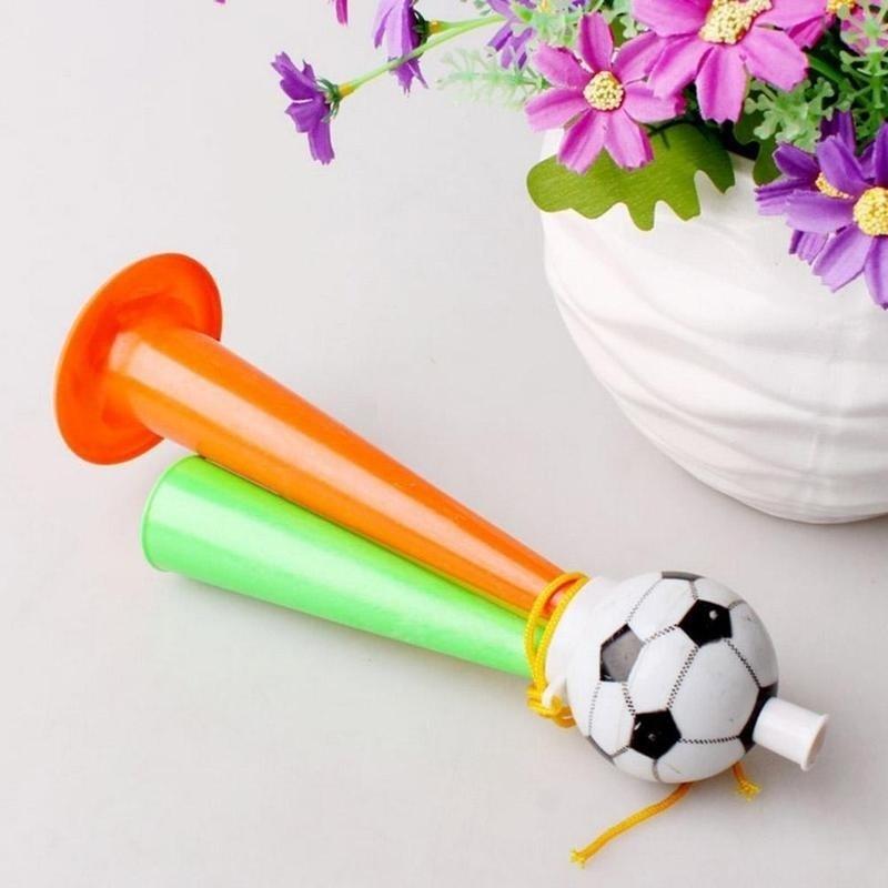 Sprots Концерты Кубка мира Игрушка-труба Пластиковые футбольные болельщики Поднимите настроение Рожок