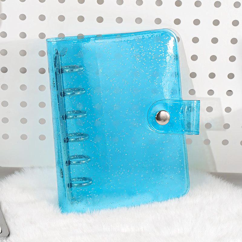 Обложка для блокнота с отрывными листами A7 из прозрачного ПВХ с 6 отверстиями