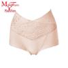Manifen Women's High-Waist Lace Cotton Boxer Briefs