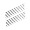 Set of 8 Stainless Steel Straws with 2 Cleaning Brushes Bar Concept Ref. 9911050