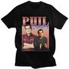 Футболка Phil Dunphy TV Show Отправить другу Подарок Футболка Харадзюку Интересный графический принт Футболка с коротким рукавом Топы Унисекс Повседневная уличная одежда