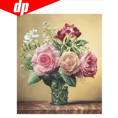 5D DIY Алмазная картина Полная дрель Цветы Алмазная вышивка 3D Вышивка крестом Рукоделие