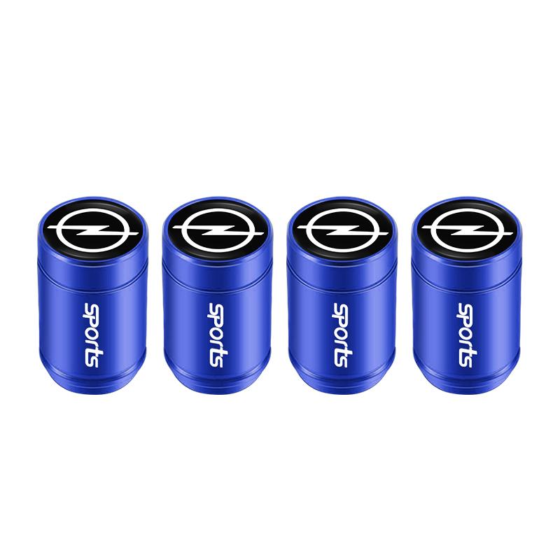 4Pcs Metal Tire Valve Caps Car Dust Proof Cap Accessories For Opel Corsa D Astra Insignia Mokka Adam Combo OPC Vauxhall Vectra