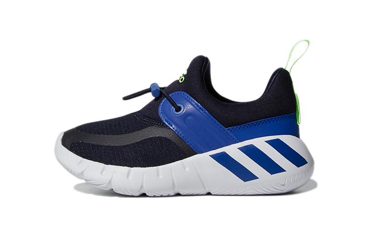 adidas Rapida Устойчивые к истиранию Низкие Беговые Кроссовки Черно-Синие Детские Возраст 3 7 Лет GX7597