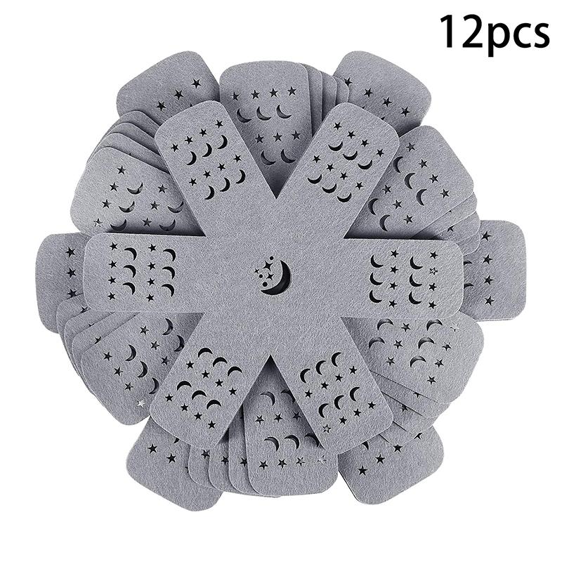 Защитные приспособления для кастрюль 12 шт. для штабелирования, разделители для кастрюль и горшков, 4 разных размера, чтобы не царапать защитные приспособления для посуды