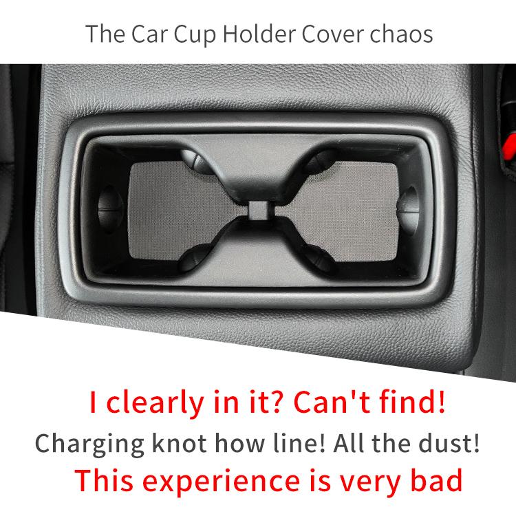 Для Toyota RAV4 2019-2025 Подстаканник для Highlander Kluger 2025 - 2025 Ящик для хранения на заднем сиденье Фиксированные защитные аксессуары