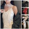 Silk Material Silk Scarf Thin Long Narrow Scarf Fashion Decorative Scarf  Women
