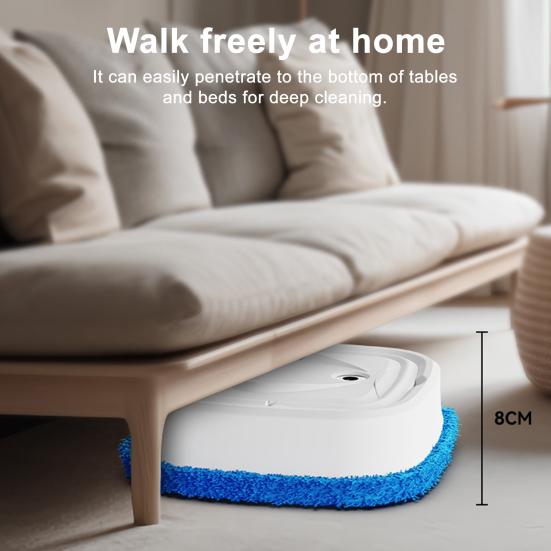 Мини пылесос подметальная машина Мощное всасывание Перезаряжаемый Сухая/влажная Беспроводной пылесос Удаление шерсти домашних животных Интеллектуальный робот