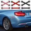 2/3Pcs Shoelace Style Car Motorcycle Decals 2D Flat Car Stickers  Car Exterior Accessories