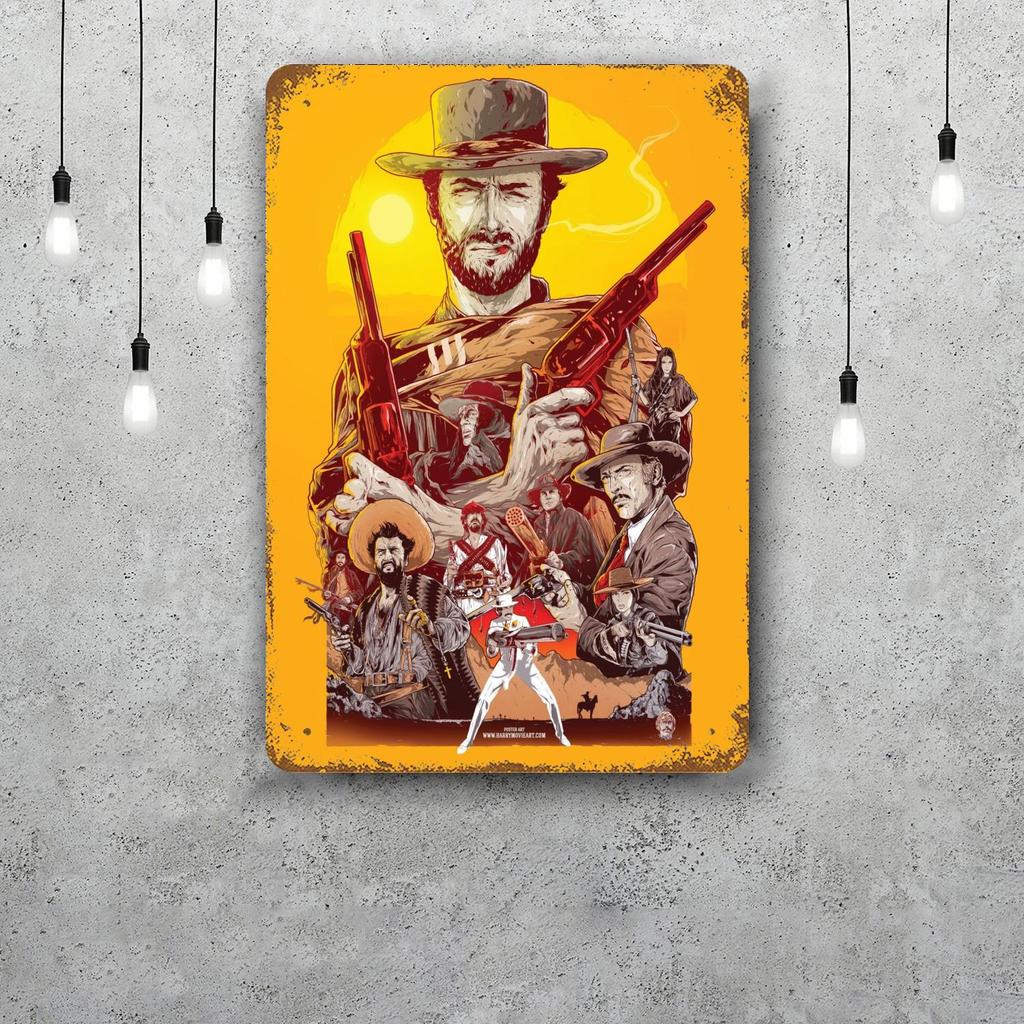 Clint Eastwood Metal Signs wall decor Vintage Tin Signs Captain Metal Poster Decor for Bar Pub Club Wall Decoration
