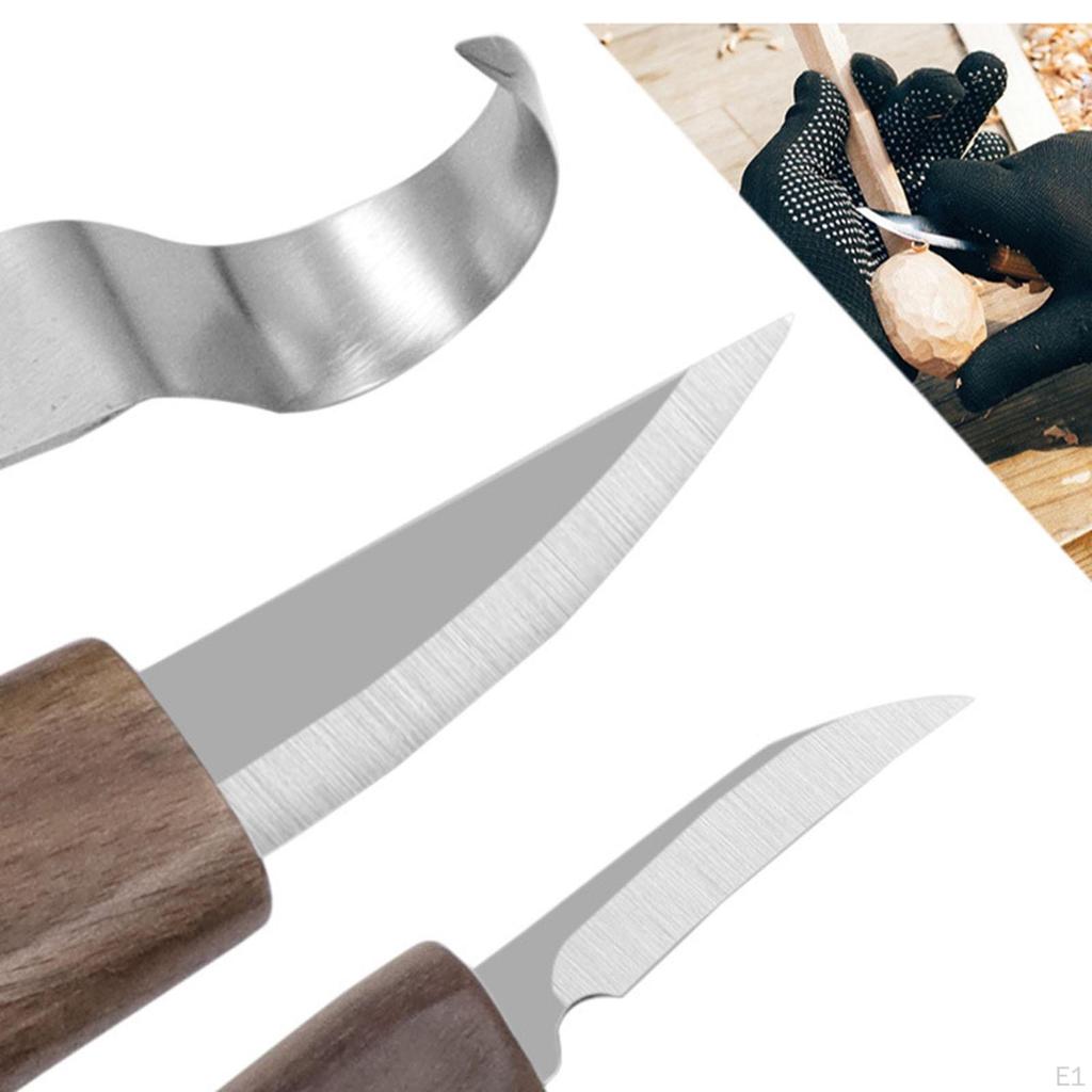 3Pcs Premium Whittling Wood Kit Woodworking Cutter Crafts DIY Adults