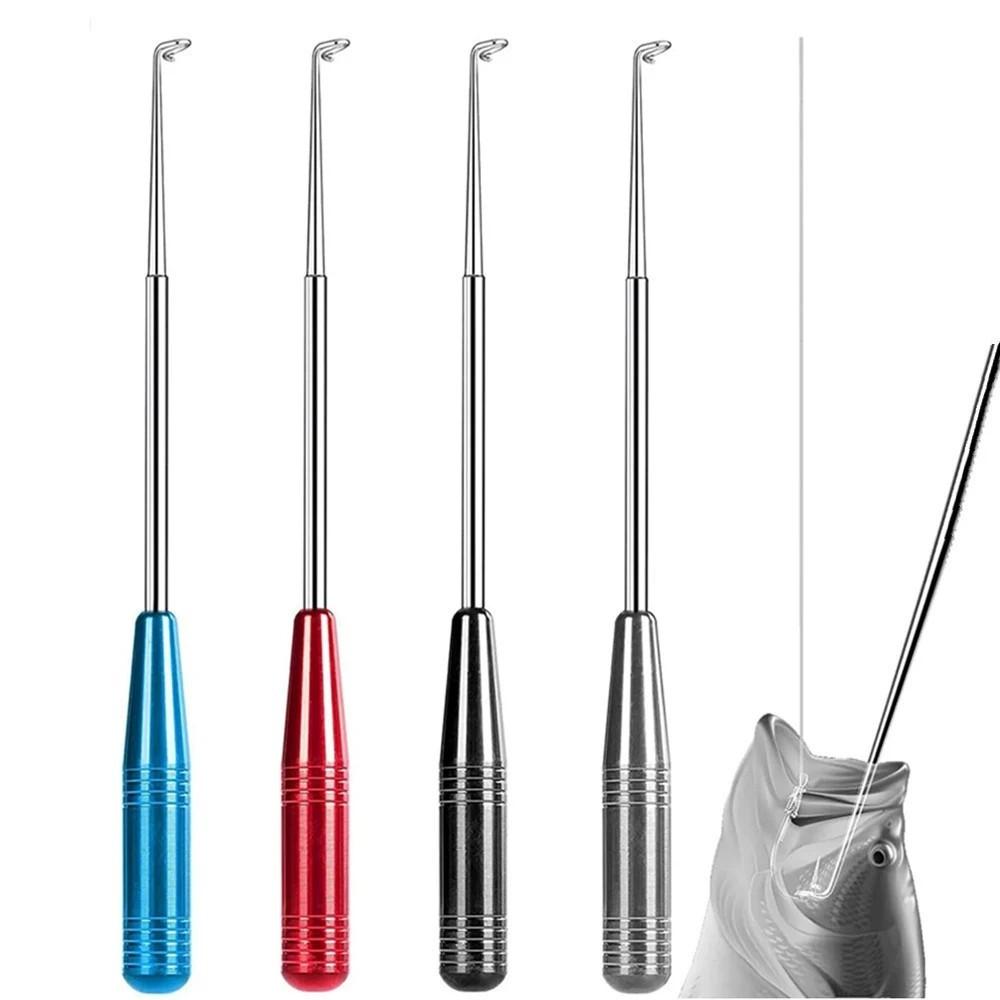 Fishing Hook Remover Tool | Stainless Deep Probe & Magnet Handle | 4-Color Portable Release Pliers