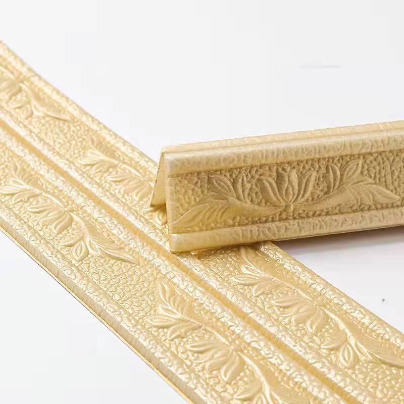 Водонепроницаемые 3D самоклеящиеся наклейки для плинтусов и окантовки дверных проемов