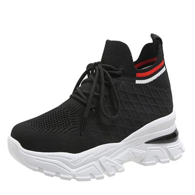 Модные женские кроссовки Inner Heated Shoes 2024 Весна и лето Новые толстые подошвы Muffin Mesh Дышащие повседневные женские кроссовки Спортивная обувь