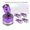 Jimdary Body Shell Mount Column, Body Mount, Magnetic Shell Post for RC Car SCX10 4WD 1:10 Electric RC Car (Purple)