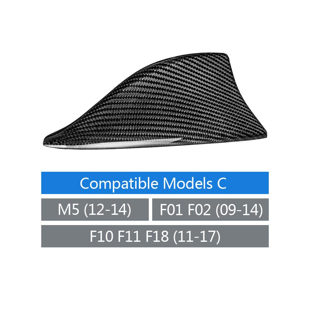Real Carbon Fiber For BMW M2 M3 M4 12345 7 Series X1 X3 F22 F30 F34 F80 F87 F32 F36 F82 G11 G20 G12 G30 Shark Fin Antenna Cover