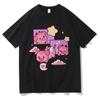 Аниме Kawaii Valentine Rerto футболка модная женская Harajuku эстетическая футболка для пары унисекс уличная одежда мужские футболки рубашки топы
