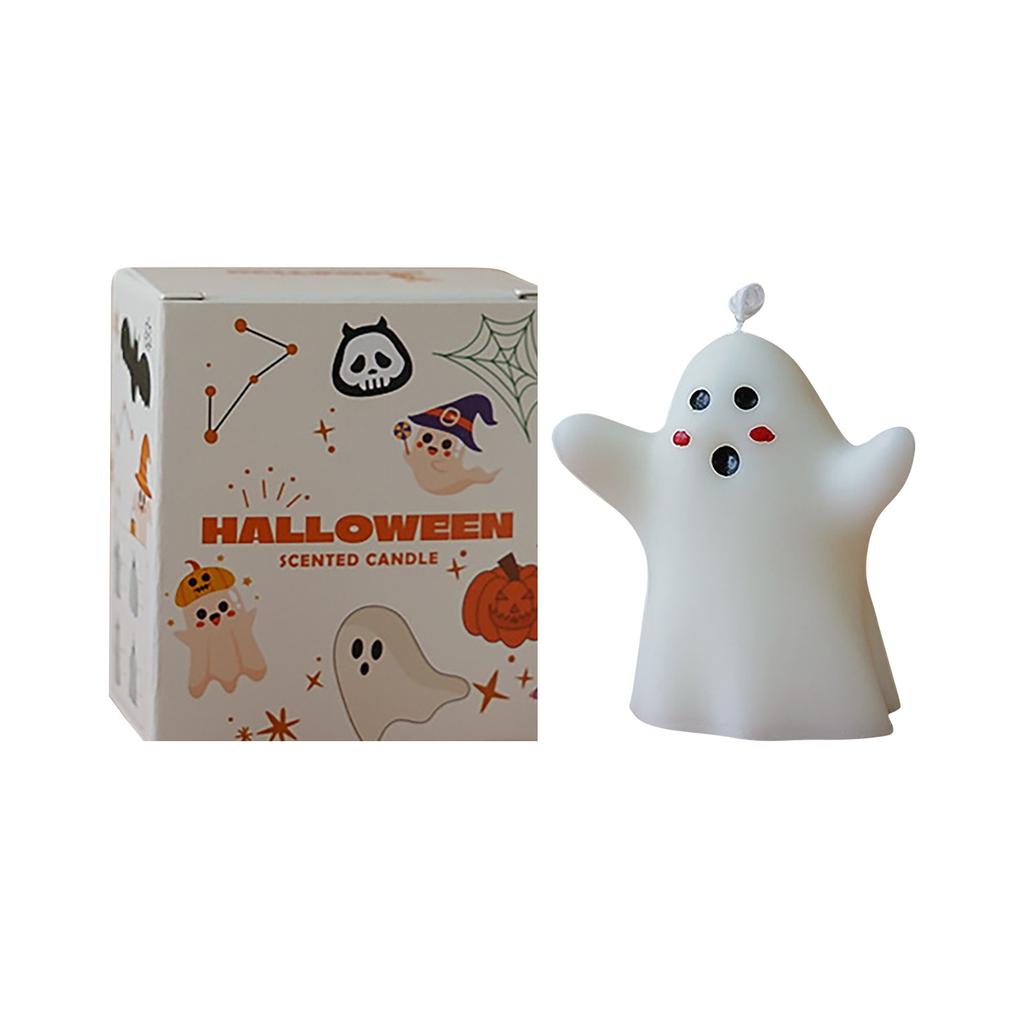 Свеча на Хэллоуин Привидение Ароматерапия Атмосфера Сувенир Творческий Ручной Работы Форма Воск