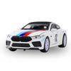 1/32 BMW M8 Alloy Diecast Sports Car Model Sound Light Vehicle Toy Children's Educational Toys Collection Present for Friends