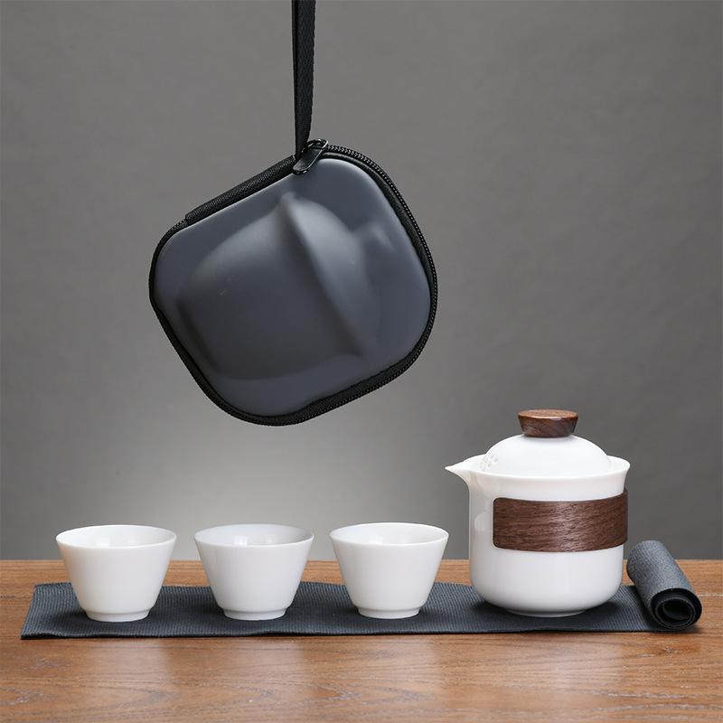 Дорожный чайный набор Портативная экспресс-чашка из бараньего жира Сувенир для делового мероприятия