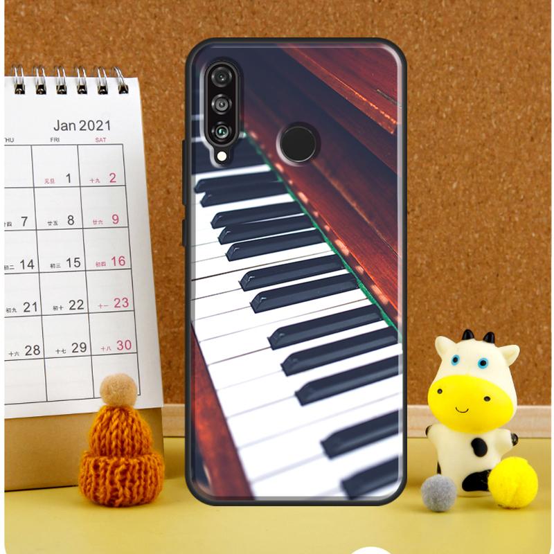 Музыкальные клавиши пианино для Huawei Nova 9 10 SE 3i 7i 8i 11i 12i Y60 Y61 Y70 Y72 Y73 Y90 Y91 P20 P30 P40 Lite Чехол