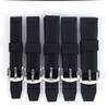 Men Casual Watch Band Soft Silicone Rubber Waterproof Wrist Watch Band Strap 18-24mm Black