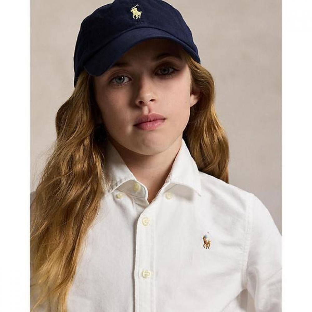 Polo Ralph Lauren Kids Girls Cotton Oxford Shirt 7 16