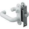 YKKAP Maintenance Parts Lever Handle (with Lock Case) (HH-J-0445LH + HH-J-0445CS) YW: White *Product Color and Shape May Vary* *Made To Order