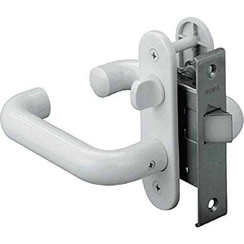 YKKAP Maintenance Parts Lever Handle (with Lock Case) (HH-J-0445LH + HH-J-0445CS) YW: White *Product Color and Shape May Vary* *Made To Order