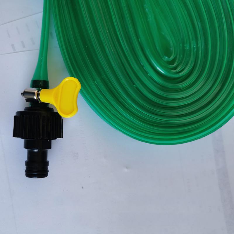 Шланг для замачивания, садовый газон, разбрызгиватель, капельное орошение, распыление воды, полив растений, плоский капельный полив