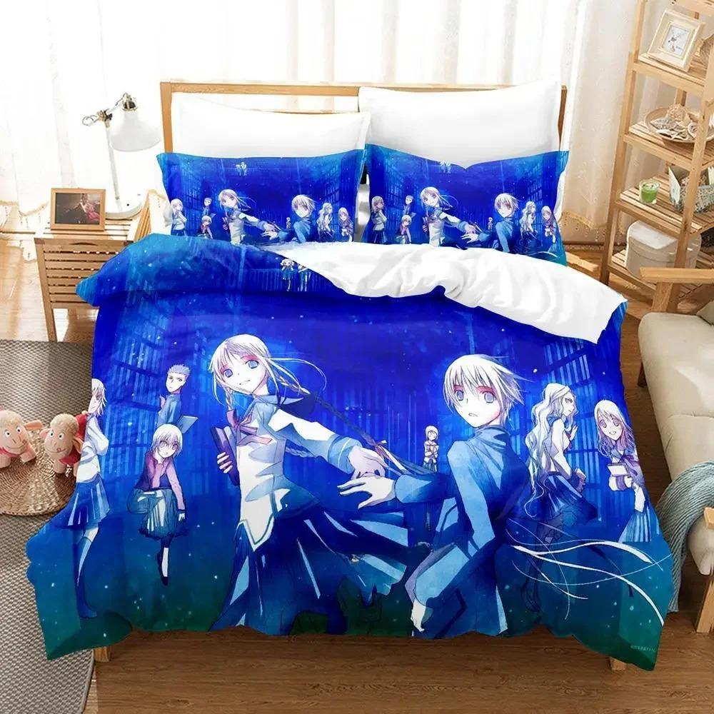Новый Постельный комплект Bungaku Shoujo Односпальный Полуторный Двуспальный Кингсайз Комплект для кровати Взрослый Детский Спальня Комплекты пододеяльников Каваий Комплект простыней