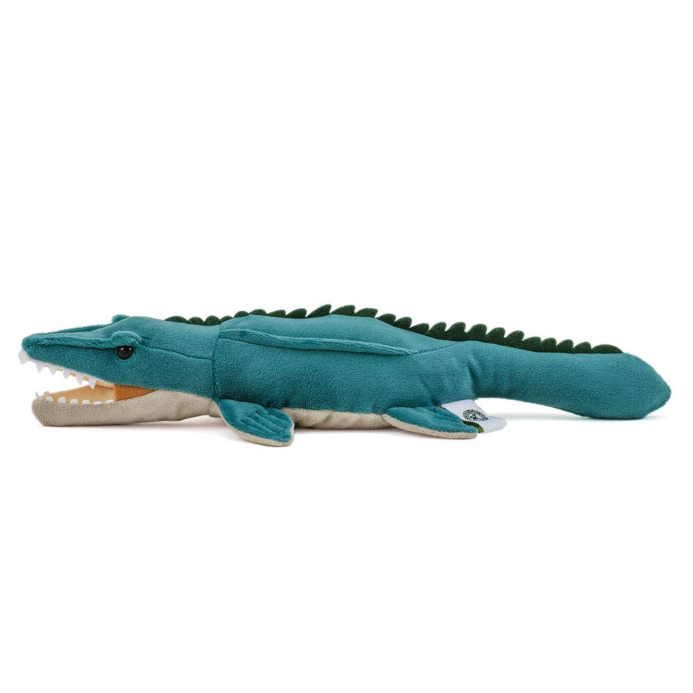 Плюшевая игрушка Colorata Mosasaurus, реалистичная игрушка-динозавр, кукла, подарок на день рождения, чтение 2, рождественский подарок на Рождество (Серия Nesoberi/Нежное прикосновение)