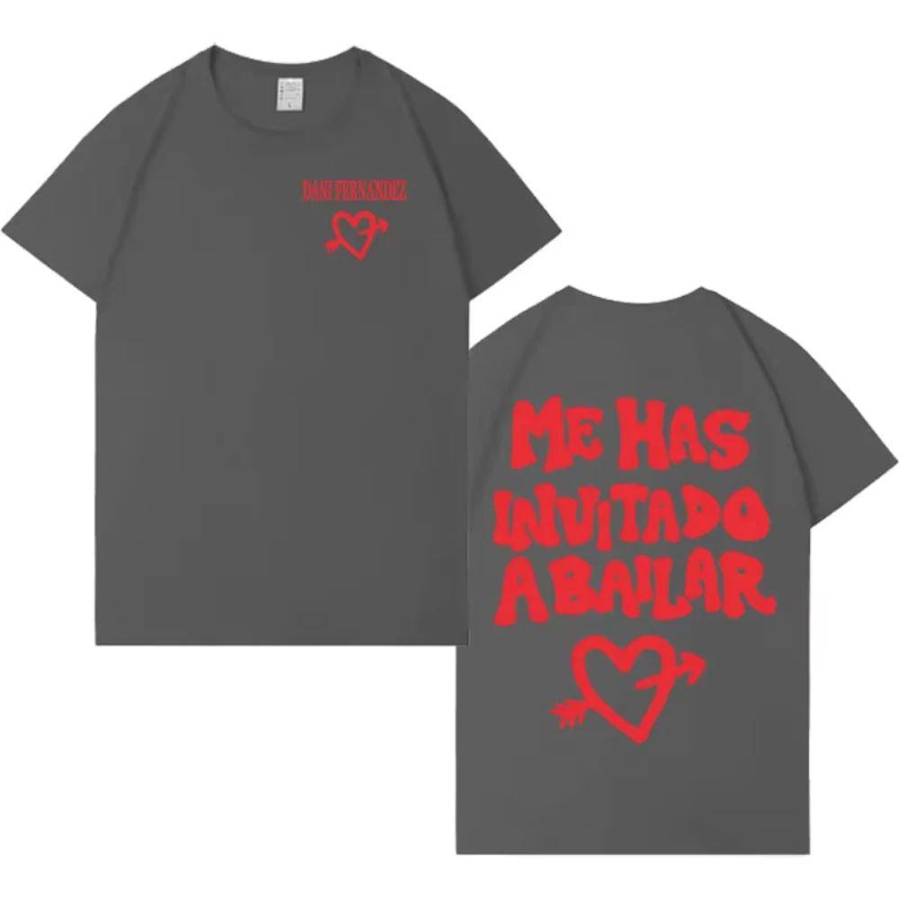 Y2k Hip Pop Streetwear Rapper Dani Fernandez Fashion Print Tshirts Summer Casual Y2K Pop Oversized Tshirt Loose Clothing