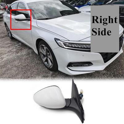 Для Honda Accord Белое Зеркало Заднего Вида с Электроприводом, Подогревом и Поворотником, Правое