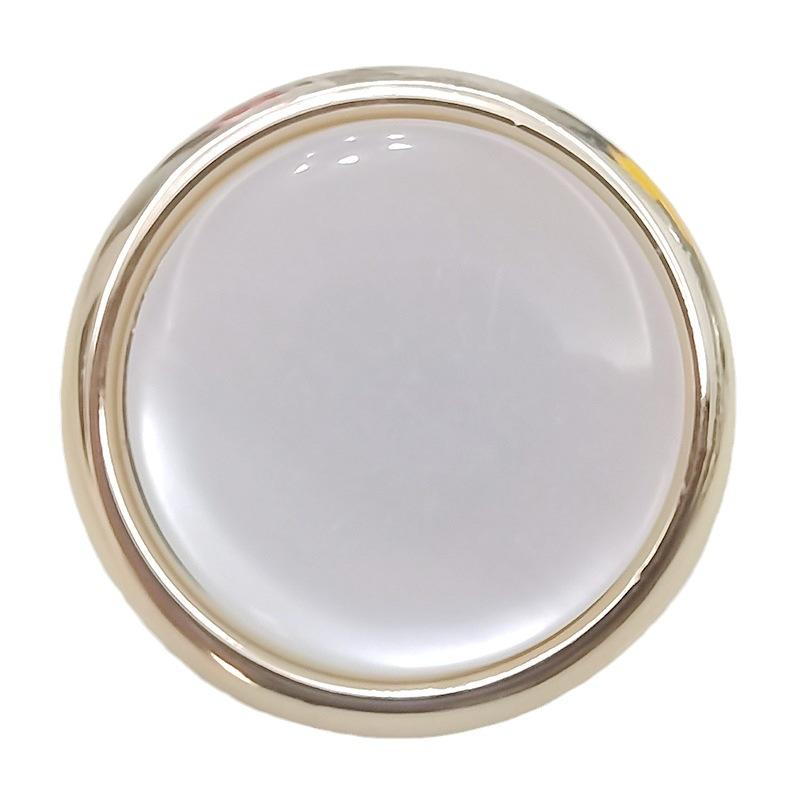 10PCS Beautiful Shank Buttons Round Gold Color Pearlized Shank Buttons Woman's Blouse Coat Clothes Accessories