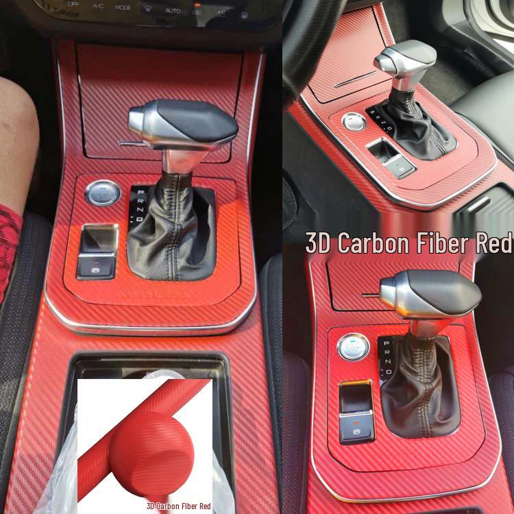 Dongfeng Fengshen Yixuan Interior Carbon Fiber Decal Set for Central Control & Gear Shift.