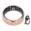 Smart Ring Water Proof Stylish Sleeping Sports Monitoring Fitness Ring for Men Women Gift Gold