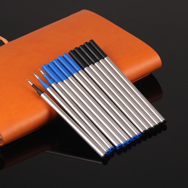 Универсальный многоцветный 0,7 мм металлический стержень для шариковой авторучки, сменная ручка для подписи